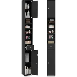 COSTWAY Schlanker Badezimmerschrank