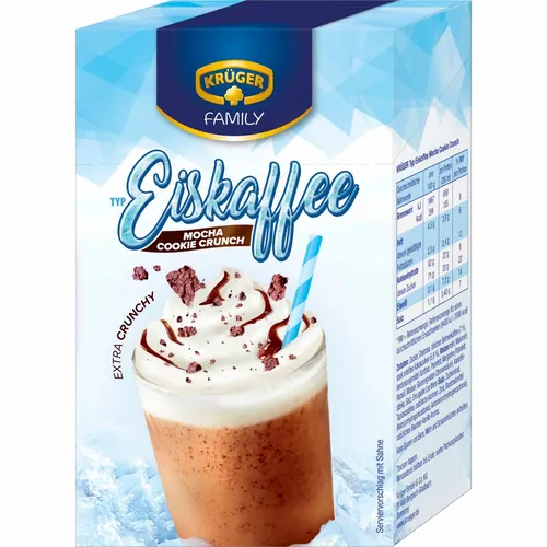 Krüger Eiskaffee Mocha Crunch 150g Packung von Krüger