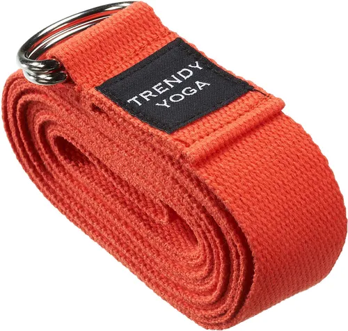 Trendy Yoga Gurt / Yogagurt 190 x 4 x 0,2 cm, verschiedene Farben, Farbe:rot