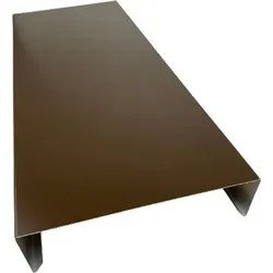 Mauerabdeckung 2 m Aluminium Braun RAL 8014 von Handel Hoffmann