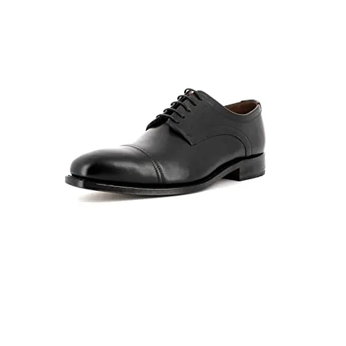 Gordon & Bros. Havret 2323 Herren Schnürhalbschuhe aus Leder - Herren-Schnürhalbschuhe aus hochwertigem Kalbsleder, ideal für eleganten Alltag mit komfortablem Blockabsatz von 3 cm.