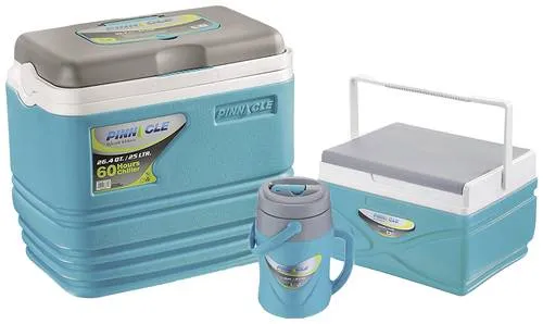 ZORN ZP 25L Combo Kühlbox Passiv Blau-Grau - Kühlboxen & Kühltaschen – Ideal für lange Ausflüge, hält Eiswürfel über 2 Tage bei +25 Grad Außentemperatur und gewährleistet optimale Frische von Speisen und Getränken.