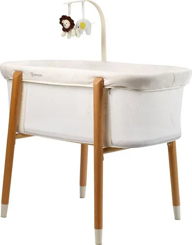 BabyGo Babybett SleepGood mesh, weiß in weiß von BabyGo