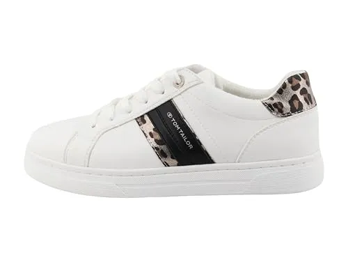 Tom Tailor Damen Schnürer in Weiß, Größe 38 in weiß von Tom Tailor