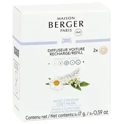 Pudriger Moschus Set 2 Stück Nachfüller Autoduft