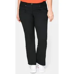 Sheego Jerseyhose Cargohose mit Krempelfunktion von sheego