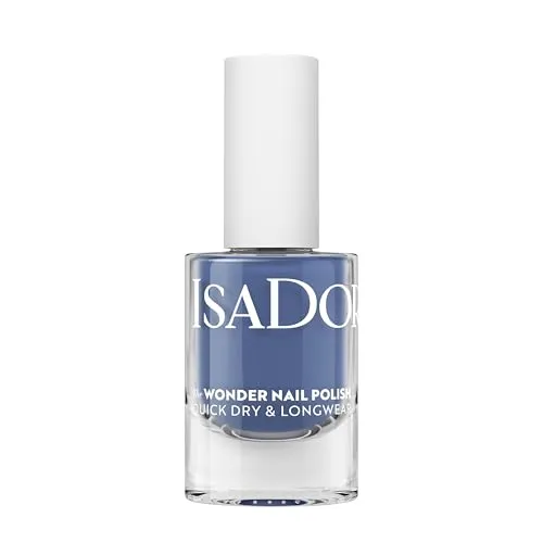 IsaDora Nagellack schnelltrocknend - Langanhaltend und einfach aufzutragen - Individuelles Nageldesign - Veganer Nagellack - Nail Polish in verschiedenen Farben - 147 Dusty Blue