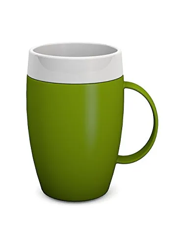 Ornamin Becher mit Trink-Trick und Thermofunktion 140 ml grün (Modell 905) / Thermobecher, Spezial-Trinkhilfe, Schnabelbecher