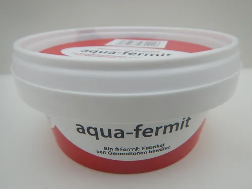 Aqua Fermit 7001 Dichtungs- und Muffenkitt 250g - Starke Klebkraft für Wasch- und Klosettbecken, zähelastisch und temperaturbeständig von -10°C bis +100°C