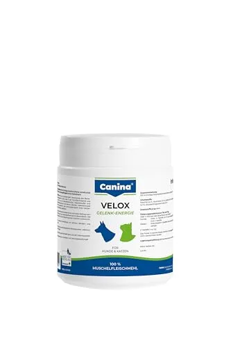 Canina Velox Gelenkenergie - 0,15 kg Grünlipp-Muschelfleischmehl für optimale Gelenkgesundheit und Beweglichkeit bei Hunden und Katzen