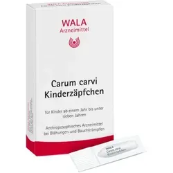 Carum Carvi Kinderzäpfchen 10X1 g - Arzneimittel zur Linderung von Bauchschmerzen bei Kindern, einfach anzuwenden und gut verträglich.
