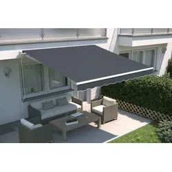 empasa Gelenkarmmarkise manuell START - verschiedene Größen - Außenanbau mit hochwertiger Verarbeitung, zuverlässigem Sonnenschutz und einfacher Bedienung per Handkurbel, ideal für Balkon und Terrasse.