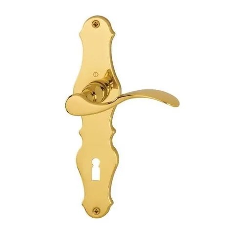 HOPPE Langschildgarnitur Weimar M112SLN/2007 MS F71 BB 72mm - Türsicherungen für Zimmertüren, robuste Messingverarbeitung mit einfacher Montage und idealer Anpassung an Türstärken von 36-54 mm.