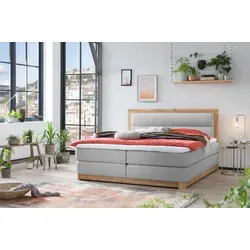 Belanoti Age Boxspringbett 180x200 mit Eiche in grau von Belanoti