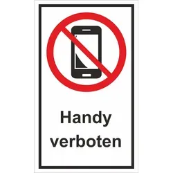 Produktbild Warn- und Hinweisschild Handy verboten 25 cm x 15 cm PST