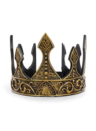 Maskworld Fantasy Fürstenkrone aus Kunststoff in gold von MASKWORLD