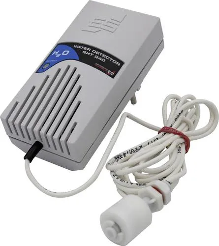 Schabus 300241 SHT 241 Wassermelder - Zuverlässige Überwachung für jeden Raum - Wassermelder für die Steckdose, ideal zur Überwachung von Kellern und Heizungsräumen. Robuster Schwimmerschalter für Schmutzwasser und Flüssigkeiten, lautstarker Alarm bei Wassermenge ab 4 cm.