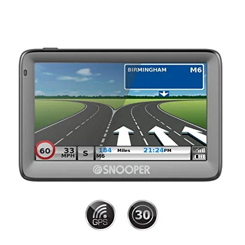 Snooper TRUCKMATE S5100 Plus - 5 Zoll LKW Navigationssystem - Tragbare Navigationsgeräte mit lebenslanger Kartenaktualisierung und 3D Kartenansicht für eine sichere und effiziente Navigation im LKW.