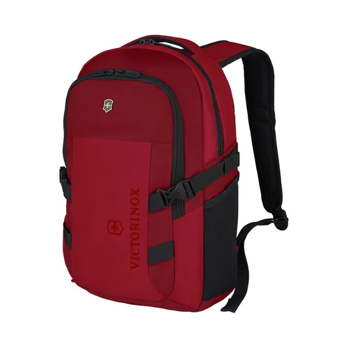 Victorinox Vx Sport EVO Compact Backpack - Scarlet Sage - Rucksack aus robustem Polyester mit Laptop- und Tabletfach, ideal für komfortables Reisen und Aufsteckfunktion auf Koffer. Perfekt für unterwegs!