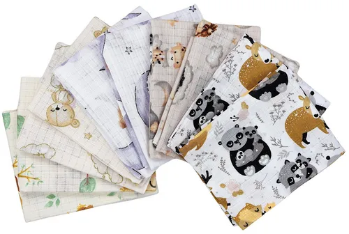 Produktbild TupTam Baby Mullwindeln 10er Pack bunt 70x80