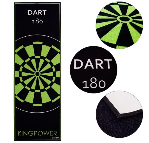 Kingpower Dartmatte Dart Matte Dartteppich Turnier Matte Dartmatte Darts 237x80 cm Auswahl