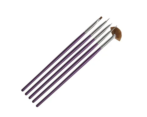 Sun Garden Nails Nailart-Pinsel Pinselset 5tlg. lila von Sun Garden Nails