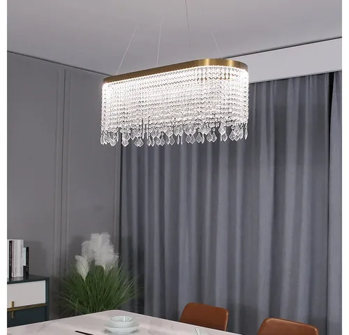 Eurotondisplay LED Pendelleuchte - Hängeleuchte mit dimmbarer Fernbedienung, einstellbare Lichtfarbe von Kaltweiß bis Warmweiß, ideal für stimmungsvolle Beleuchtung im Innenbereich.