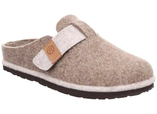 Rohde D.Meran 6812 Damen Pantoffel - Bequemer Filzhausschuh mit Klettverschluss - Hausschuhe mit ergonomischer Passform und Wechselfußbett für hohen Tragekomfort. Der Klettverschluss ermöglicht eine individuelle Anpassung, während das hochwertige Filz für Wärme und Stil sorgt.