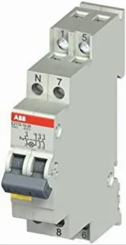 ABB E211X-16-20 Ausschalter - Schutzschalter- & Sicherungszubehör, ideal zum Schalten von Lasten mit energiesparender LED-Leuchtmelder für optimale Sichtbarkeit.