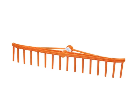 Heurechen Laubrechen Fächerbesen Rechen Laub Besen Kunststoff 60 cm 16 Zinken