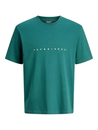 JACK & JONES Male T-Shirt Logo T-Shirt in türkis von Jack & Jones