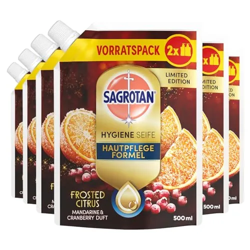 Sagrotan Handseife Frosty Citrus Limited Edition 6 x 500 ml