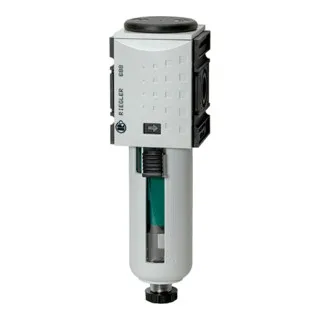 Mikrofilter »FUTURA« mit PC-Behälter - Druckluftzubehör, hochgradiger Schutz vor Verunreinigungen bis 0,01 μm für reine Druckluft und Gase.