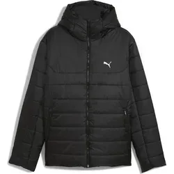 PUMA ESS HOODED PADDED JACKET Herrenjacke - Funktionsjacke in PUMA Schwarz, mit warmCELL-Technologie für optimale Wärmeisolierung und ideal für sportliche Aktivitäten oder entspannte Tage.