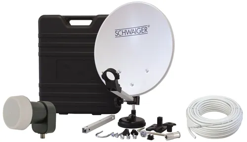 Camping SAT-Anlage Set mit HD TV 4K von Schwaiger