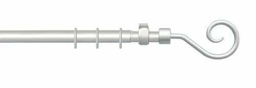 Liedeco Gardinenstange Mykene, Ø 20 mm, 1-läufig, ausziehbar, verschraubt, Metall