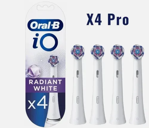 Oral-B Aufsteckbürsten iO Radiant White Ersatzbürsten für Zahnbürste Weiß de