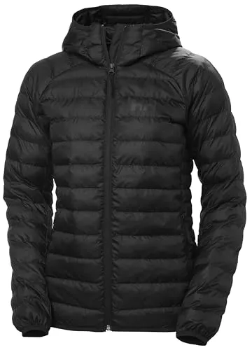 Helly Hansen Womens W Banff Hooded Insulator, Black, M - Outdoor Freizeitjacken für Damen, vielseitige und warme Insulator-Jacke mit Kapuze für kalte Tage in den Bergen