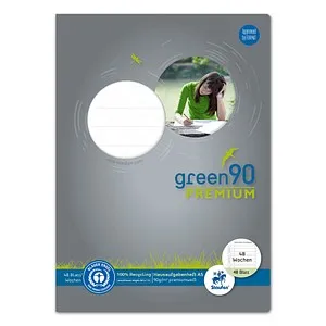 Staufen Hausaufgabenheft green Lineatur SL liniert DIN A5 ohne Rand, 48 Blatt, 1 St.