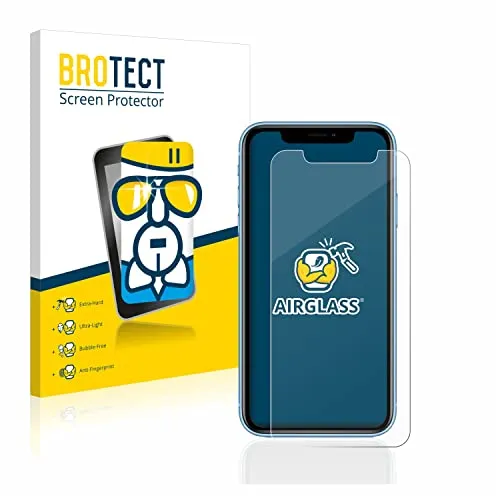 BROTECT Schutzglas für Apple iPhone XR / 11 Schutzfolie Panzer Folie Glas Made in Germany [Extrem Kratzfest 9H, Anti-Fingerprint, Ultra-Transparent]