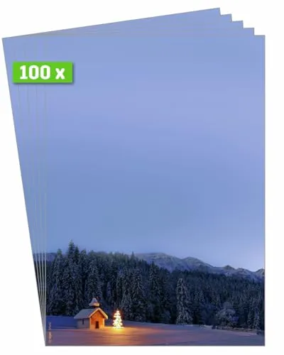 SIGEL Weihnachtsbriefpapier Christmas Chapel A4 100 Blatt