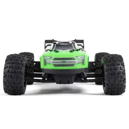 Arrma KRATON 4X4 4S V2 BLX RC Monstertruck RTR 1:10 - Grün - RC-Modelle mit 16 % größerer Grundfläche für mehr Stabilität und Kontrolle. Ausgestattet mit einem leistungsstarken Brushless-Antriebssystem für unaufhaltsame Offroad-Leistung auf verschiedenen Oberflächen.
