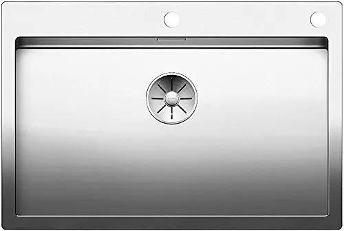 BLANCO CLARON 700-IF/A Edelstahl Spüle - Elegante Spüle für 80 cm Unterschränke, kratzfest und mit großem Beckenvolumen – ideal für anspruchsvolle Küchen.