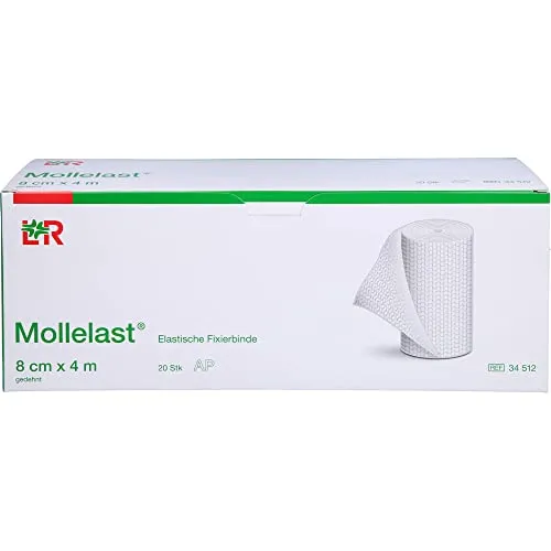 Mollelast Binden 8 Cmx4 m Weiß