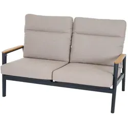 Siena Garden Cortina Bank natur - Anthrazit - Stylische Gartensofa für drinnen und draußen, aus robustem Material gefertigt, ideal für entspannte Stunden im Freien.