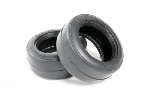 Tamiya 300053340 - Reifen (2) 60D Type A - Zubehör für Funktionsmodell-Bausätze, hochwertige Reifen für optimale Leistung und bessere Traktion bei RC-Modellen.