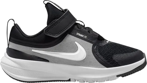 Nike Star Runner 5 PS Laufsportschuhe für Kinder - Laufschuhe für Kinder mit elastischem Schnürverschluss und Klettverschluss, ideal für schnelle Bewegungen und Spielspaß. Leichtes, atmungsaktives Obermaterial sorgt für Komfort.