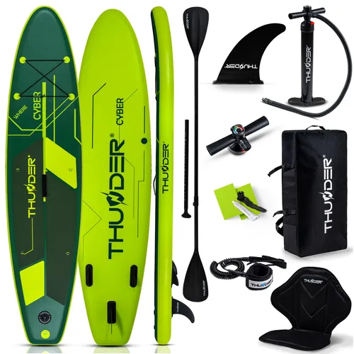 Produktbild THUNDER® Stand Up Paddle Board CYBER | Komplettset 320x75cm | Aufblasbar und Belastbar bis 150kg