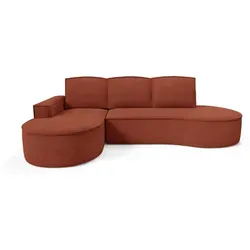 Produktbild Ecksofa Flow, rot, 3-Sitzer