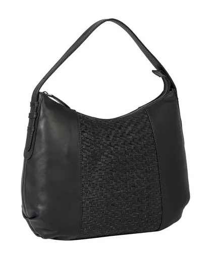 Benthill Henkeltasche Damen aus Echt Leder - Henkeltasche aus hochwertigem Rindsleder, mit praktischem Reißverschlussfach und vintage Design – ideal für stilvolle Aufbewahrung von Handy und Dokumenten.